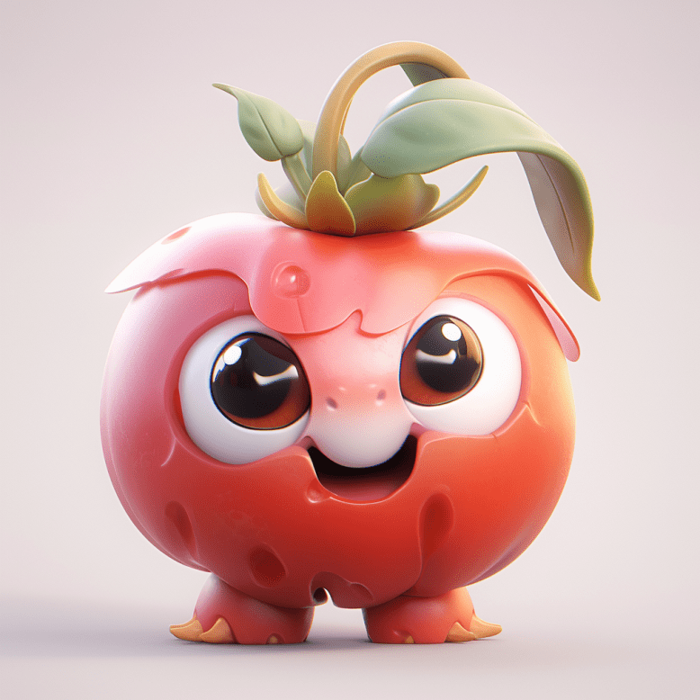 Adorable Fruits Game Asset Free Midjourney Prompt 5