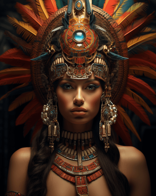 Aztec Queen Free Midjourney Prompt