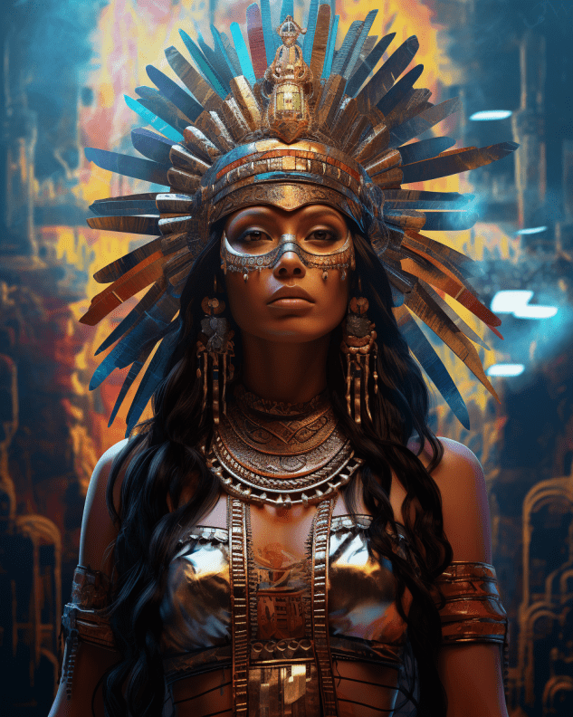 Aztec Queen Free Midjourney Prompt 4
