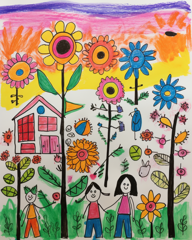Flowers from my garden 4 Painting by Uma Krishnamoorthy - Pixels Merch