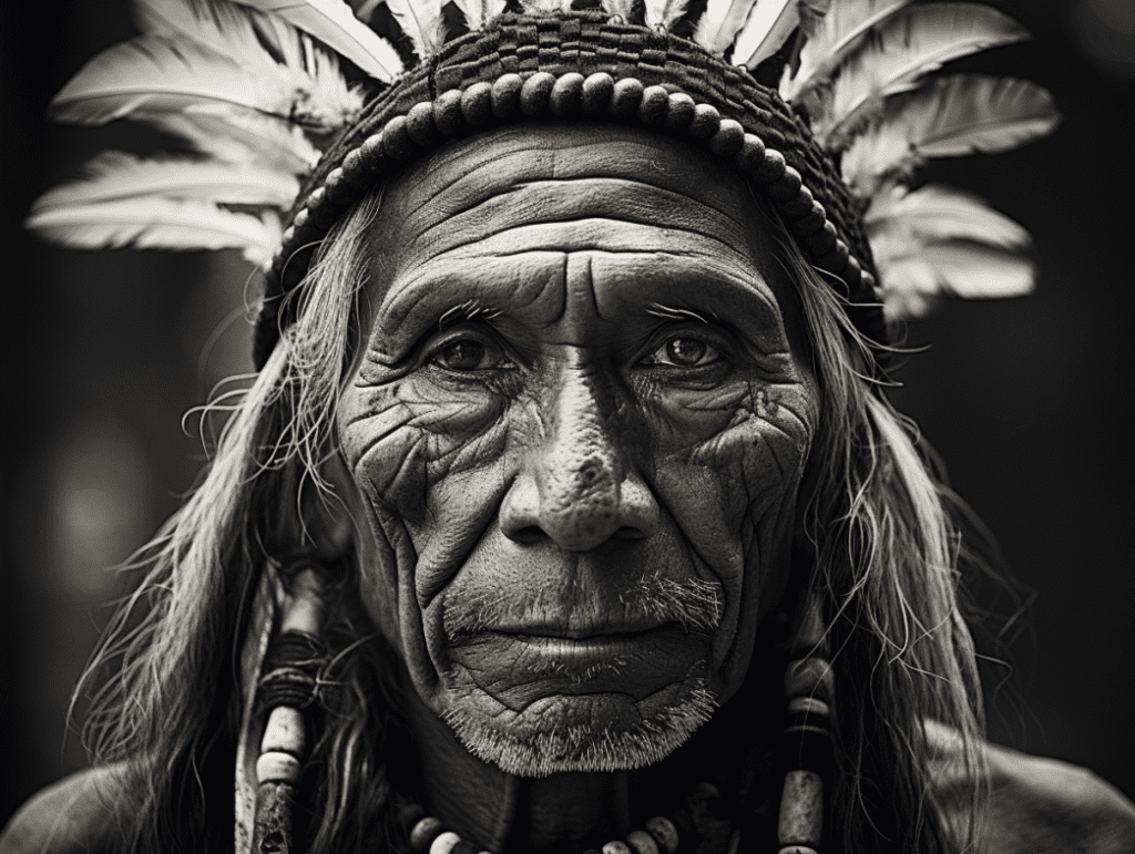 Indigenous Person Portrait Free Midjourney Prompt 3
